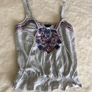 American Eagle Cropped Floral Top